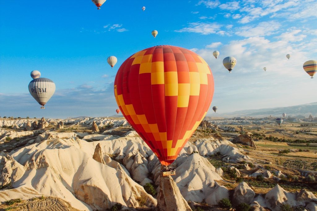 vuelo en globo en Capadocia